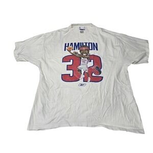 Vintage Detroit Pistons T-Shirt Richard RIP Hamilton Caricature XL Reebok